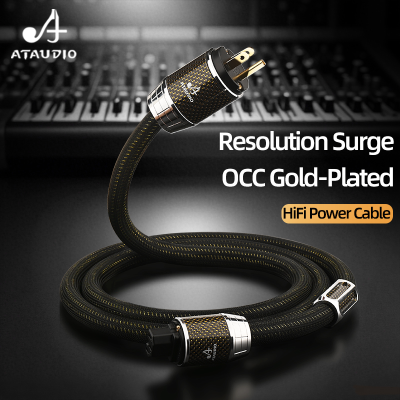 Carbon Filter Inline - ATAUDIO HiFi Power Cable with EU/US/AU
